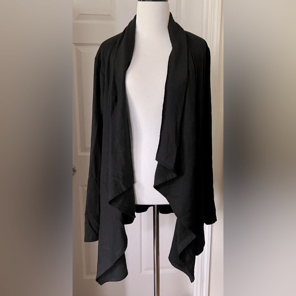 Elegant Black Women's Kimono Cardigan Sweater